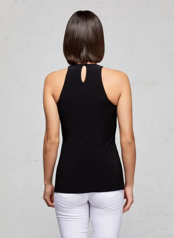 Cami Wrinkle Free Travel Tank Black - Xs