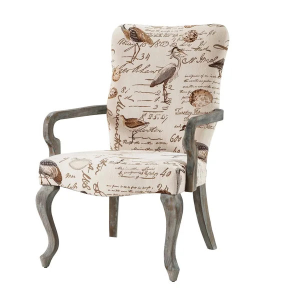 Madison Park Arnau Accent Chair in Ivory