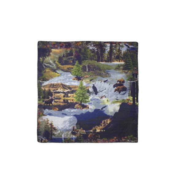 Patch Magic Wilderness Galore Quilt Set Multi King 3 Piece - Adult Unisex
