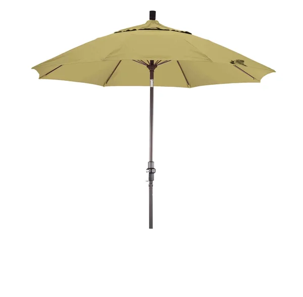 California Umbrella GSCUF908705-48032 9 Foot Fiberglass Market Umbrella Collar Tilt Matte Black/Sunbrella/Spectrum Dove