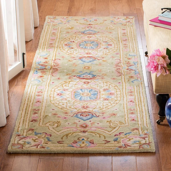 Safavieh Savonnerie Sage/Blue 9 ft. x 12 ft. Area Rug