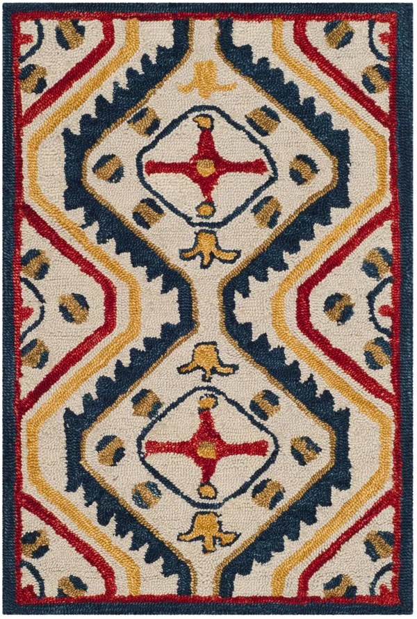 Safavieh Aspen APN701A 2&3x22 x 7&0x22 Runner Ivory, Multi Area Rug