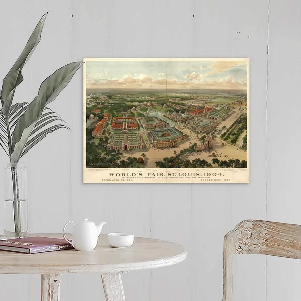 St Louis Worlds Fair - Canvas Wall Art, 24x18, Great Big Canvas