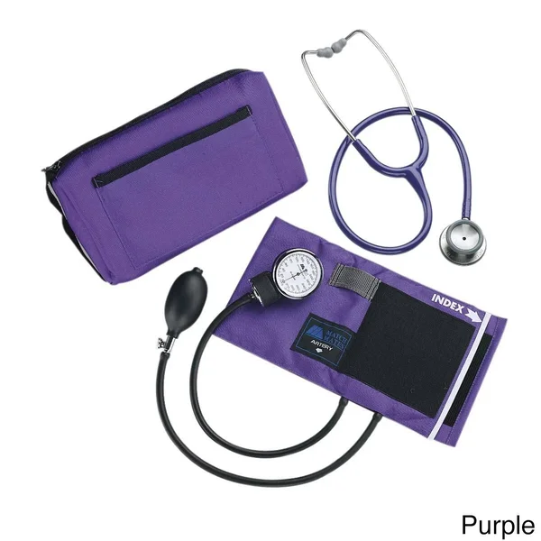 Mabis MatchMates Combination Kit with A 3M Littmann Classic II S.E. Stethoscope- Black