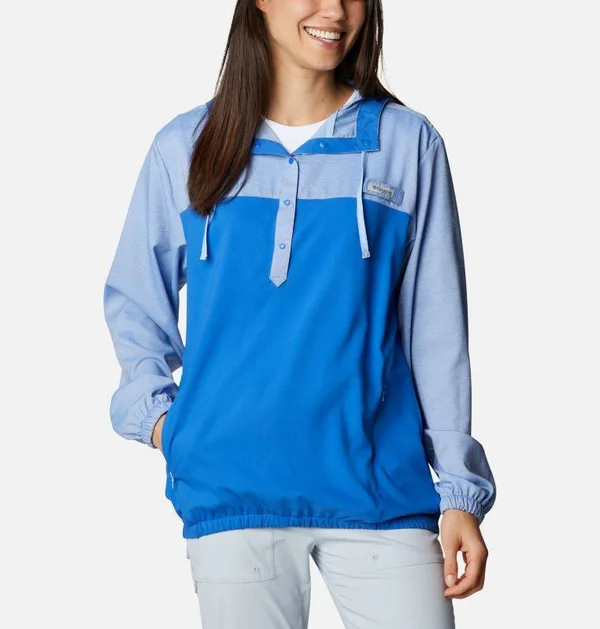 Columbia Women's PFG Tamiami Fishing Hoodie - XL - Blue