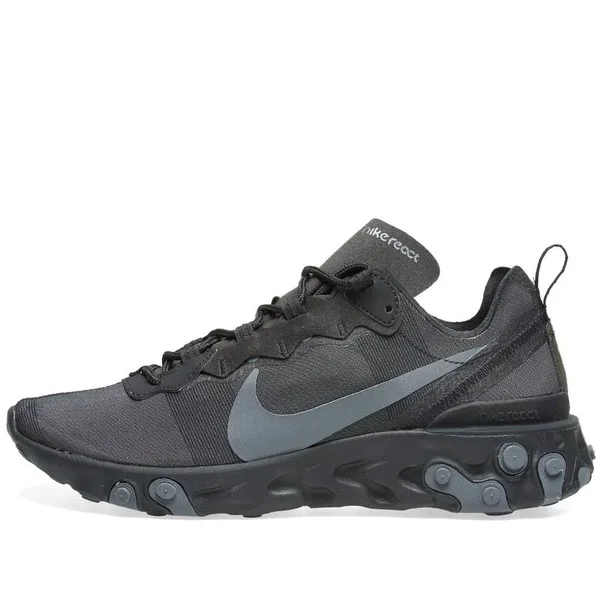Nike React Element 55 Triple Black