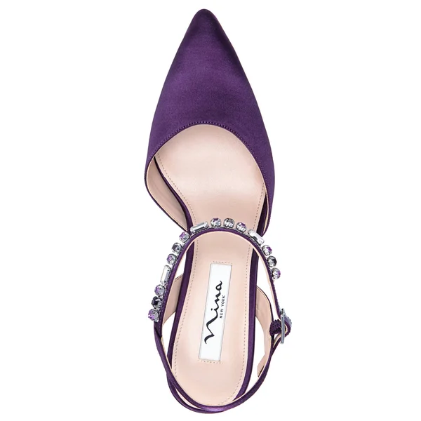 Nina Eggplant Tonya Pointed Toe Pumps