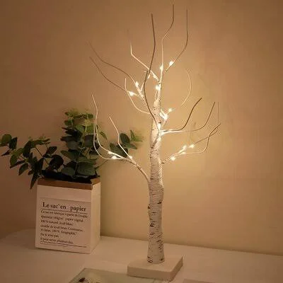 Birch Tree with Lights 2.2ft 24 LT The Holiday Aisle
