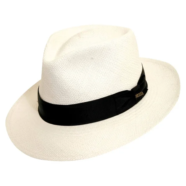 Scala Men's P226 Panama C-Crown Fedora, Bleach