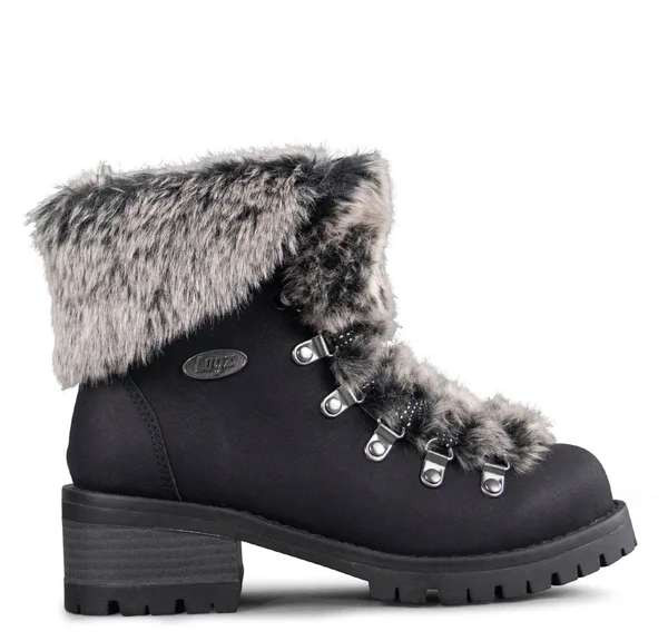 Lugz Women's Adore Fur Oxford Boots in Roasted Cashew - Size 6.0