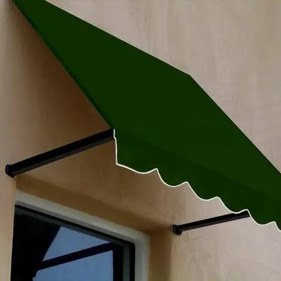 Slope Window Awning Awntech Color: Forest Green, Size: 31x22 H x 40.5x22 W x 24x22 D
