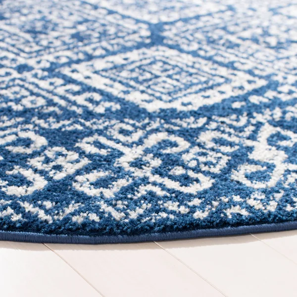 Safavieh Clearance Tulum TUL264N Navy Rug - 6&7x22x6&7x22 - Round