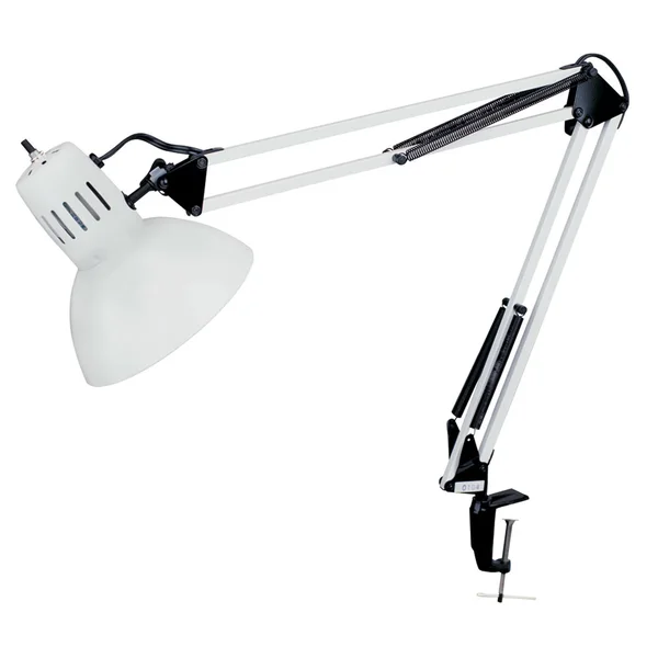 Dainolite DXL334-X-WH Clamp-On Task Lamp, Gloss White