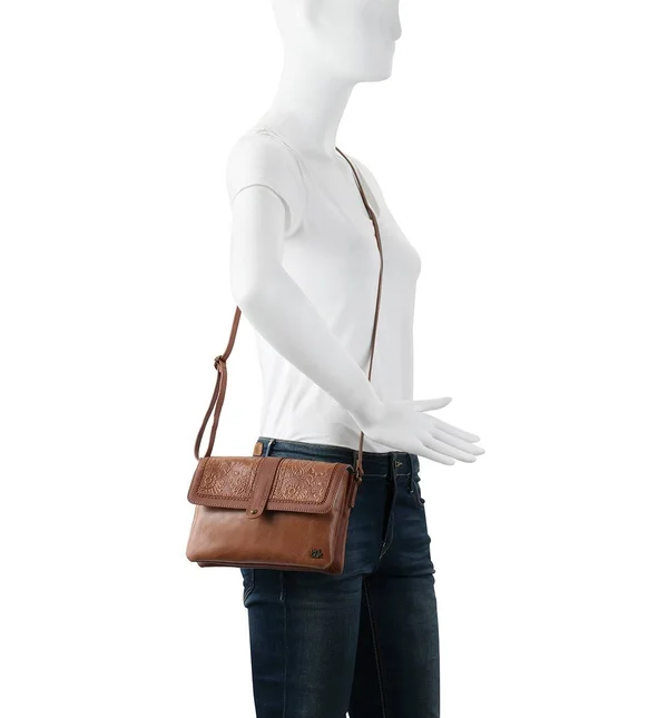 The Sak Loma Flap Crossbody Bag, Meadow Block