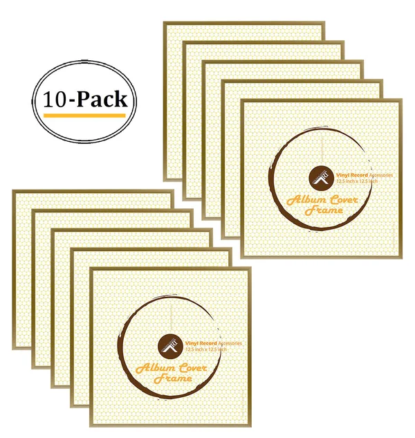 12.5x12.5 Frame for 12.5x12.5 Picture Gold Aluminum (10 Pcs per Box)