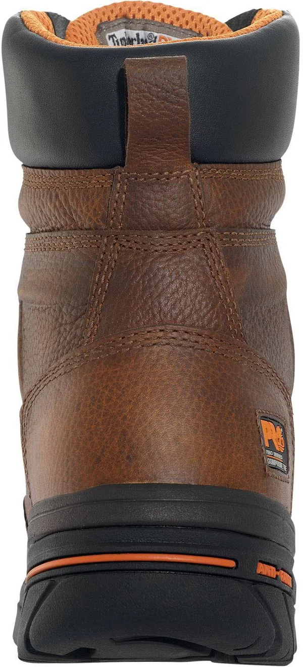 Timberland Pro Men's 8 in. Helix Composite Toe Waterproof Work Boot - Brown