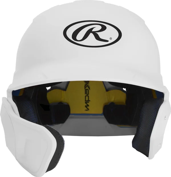 Rawlings Mach EXT Senior Batting Helmet - Matte White