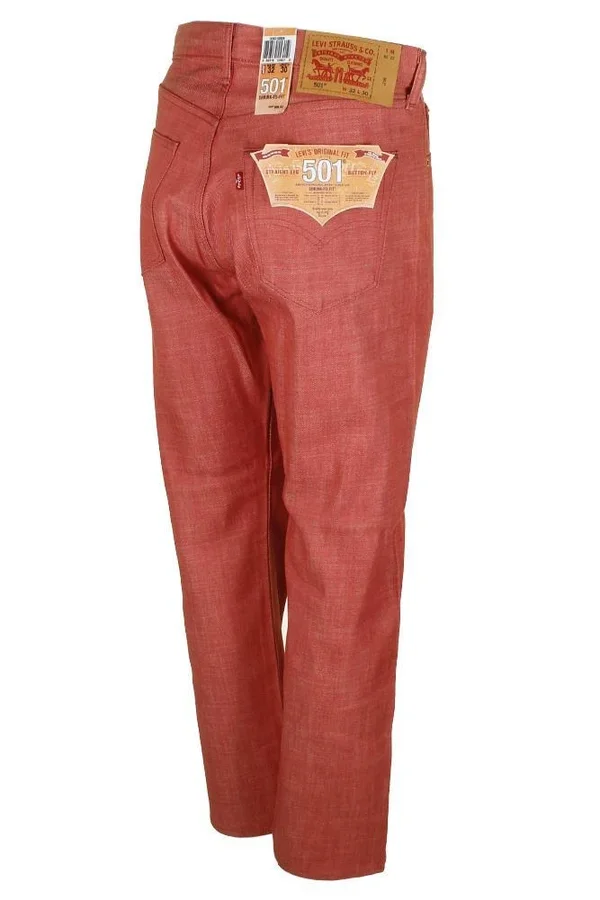 Levi&s Men's 501 Denim Original Shrink to Fit Button Fly Jeans, Gold 2515