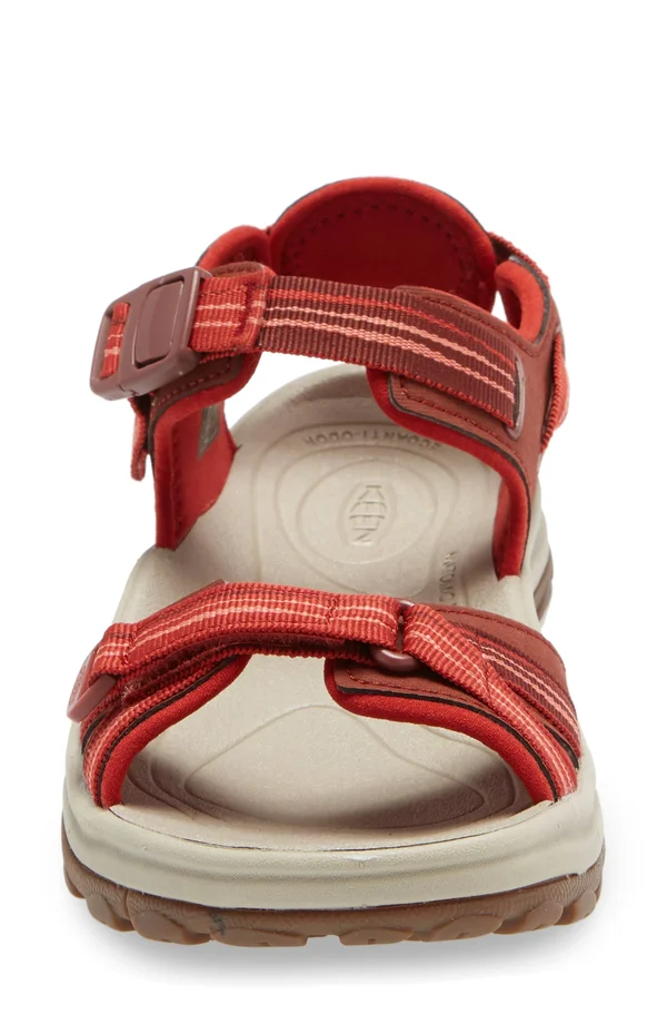 Keen Women's Terradora II Open Toe Sandal - 6 - Dark Red - Coral