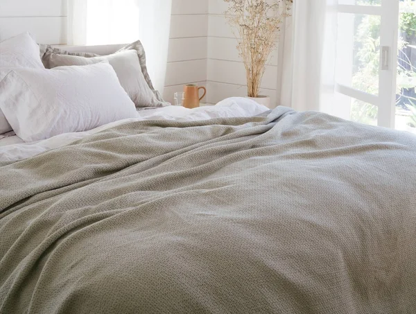 Coyuchi - Honeycomb Blanket King White