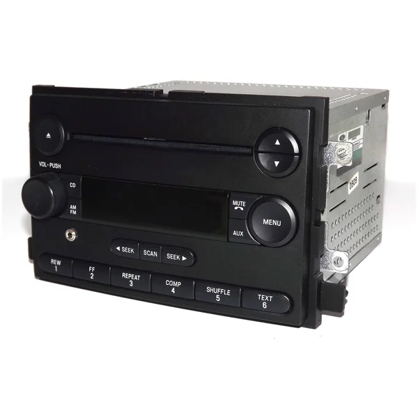 Ford F-150 Pickup 2005-06 Radio Am FM CD Player W AUX Input - PN 5l3t-18c869-ad - Refurbished - Black