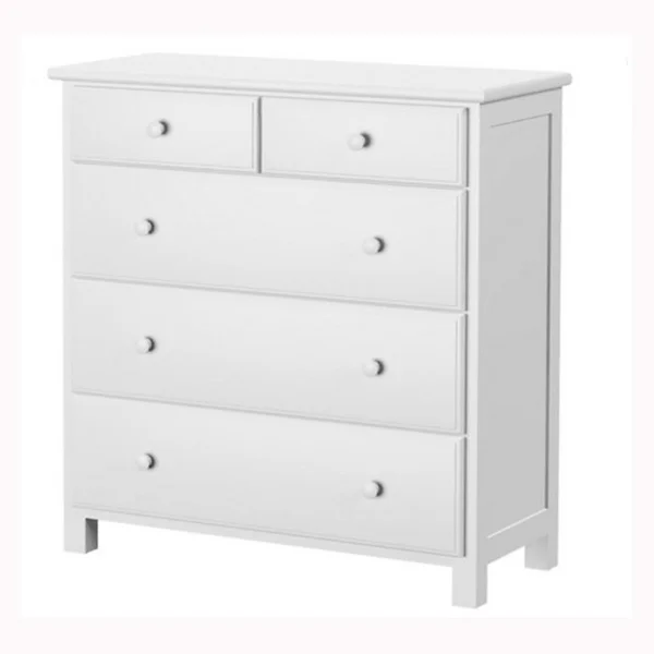 Jackpot! Traditional 5-Drawer Dresser - White