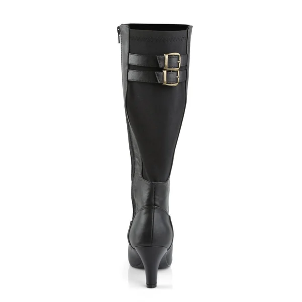 Pleaser Pink Label DIVINE-2018, 3x22 Knee Boot - Brown 12