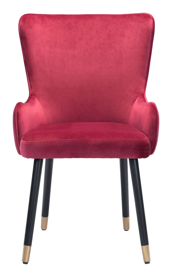 Zuo Modern Paulette Accent Chair Red