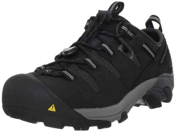 Keen Men's Black Utility Atlanta Cool Work Shoes - Steel Toe