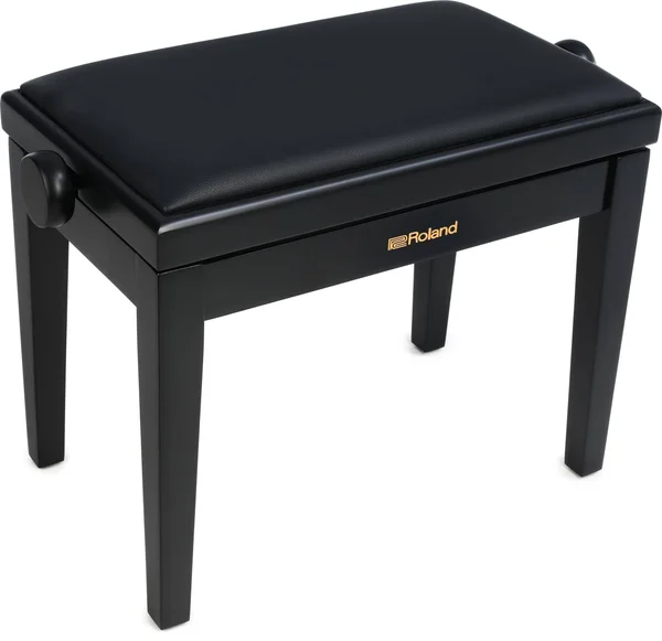 Roland RPB-200BK Piano Bench, Satin Black, Vinyl Seat