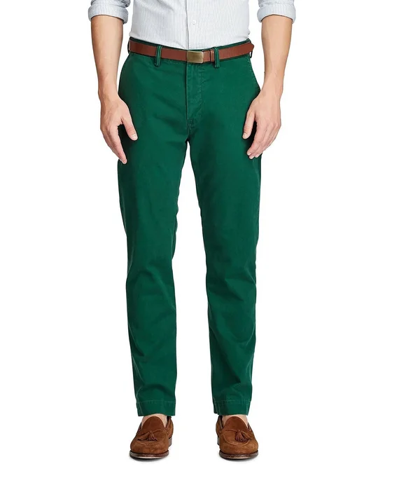 Polo Ralph Lauren Classic-Fit Flat-Front Bedford Chino Pants - 33 32