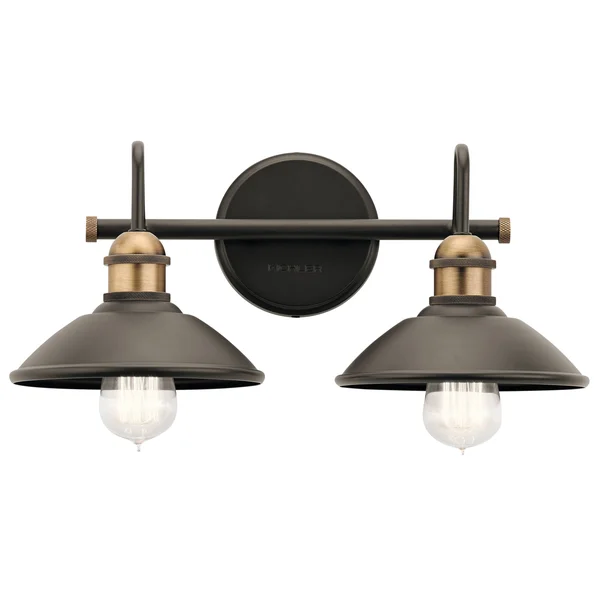 Kichler Clyde 2 Light Bath, Olde Bronze - 45944OZ