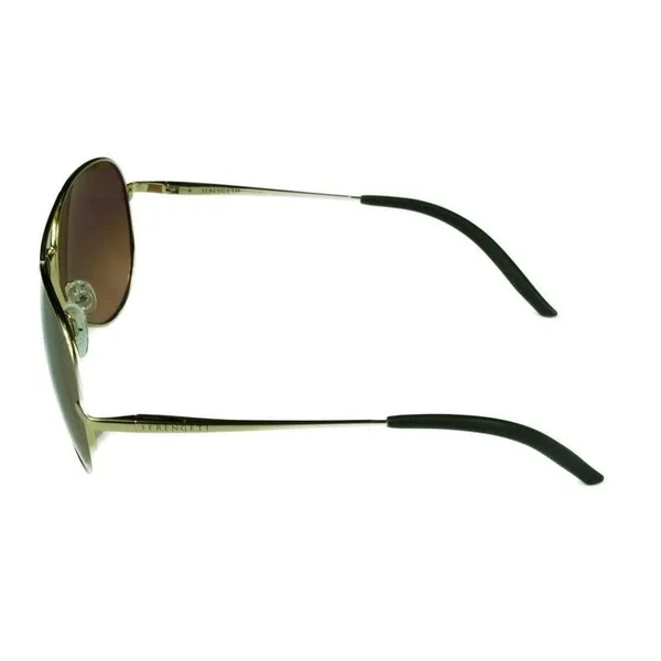 Serengeti Carrara Sunglasses Small Shiny Bold Gold - Drivers