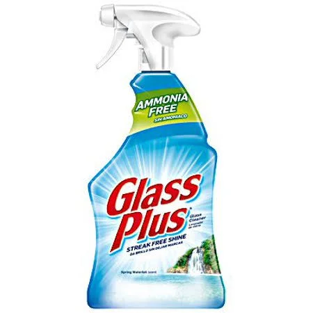 Reckitt Benckiser 19200-00085 Glass Plus 32 Ounce Cleaner (Case of 9)