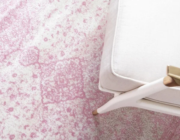 Rugs.com Dover Collection Rug 4& x 6& Pink Low-Pile Rug Perfect for Entryways, Kitchens, Breakfast Nooks, Accent Pieces