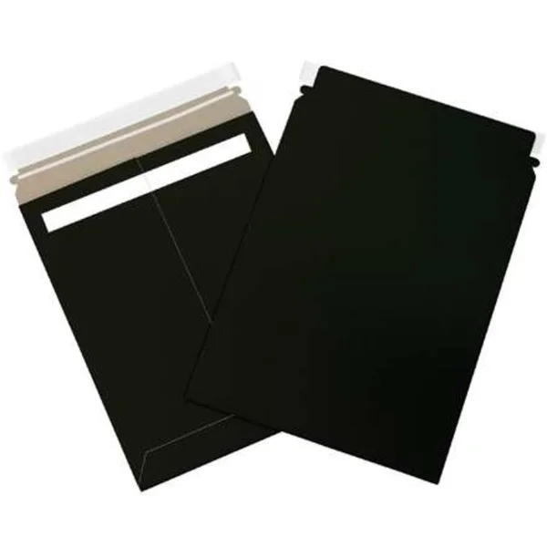 17x22 x 21x22 Black Self-Seal Flat Mailers - 100/Case