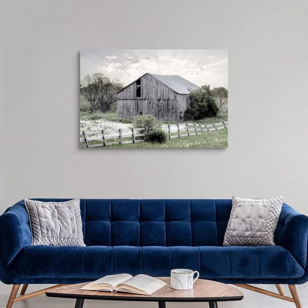 Barnsville Barn, Canvas Wall Art, 48x32, Great Big Canvas