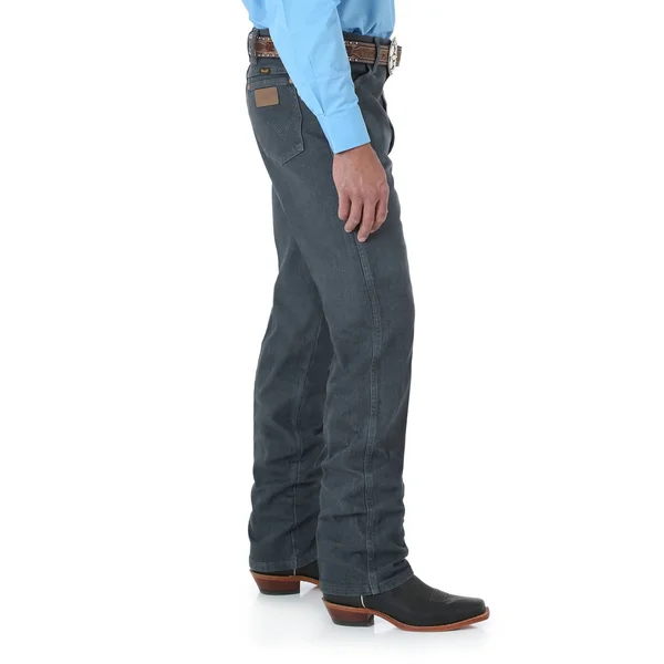 Wrangler Men's Cowboy Cut Slim Fit Charcoal Gray - 27x32
