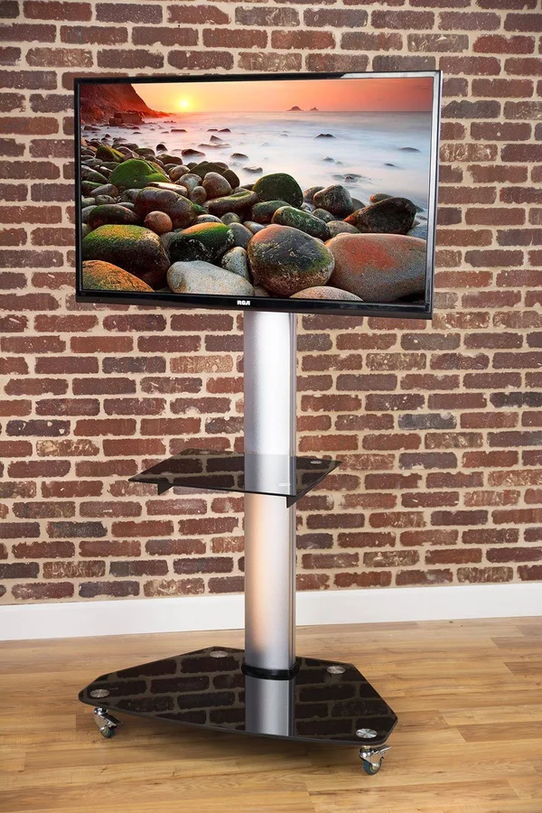 Vivo Mobile TV Cart for 32x22 to 70x22 LCD LED Plasma Flat Panels, Stand with Wheels