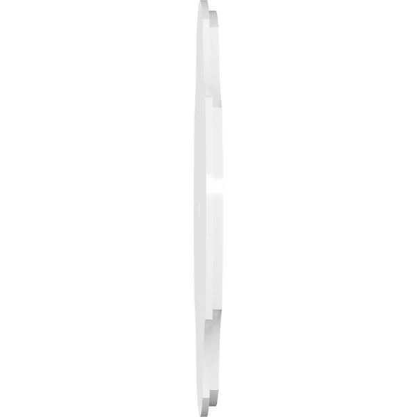 14 inchod x 1 inchid x 4 3/4 inchc x 1 inchp Percival Architectural Grade PVC Contemporary Ceiling Medallion - Two Piece