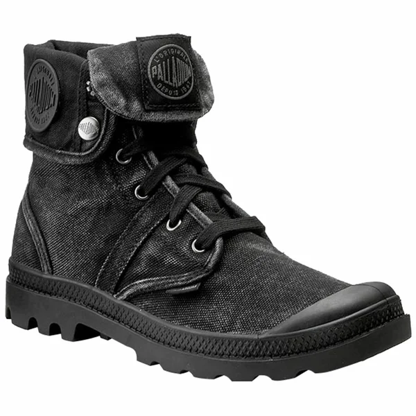 Palladium Baggy Boots Shoes Men's - Black Metal 02478-069-M