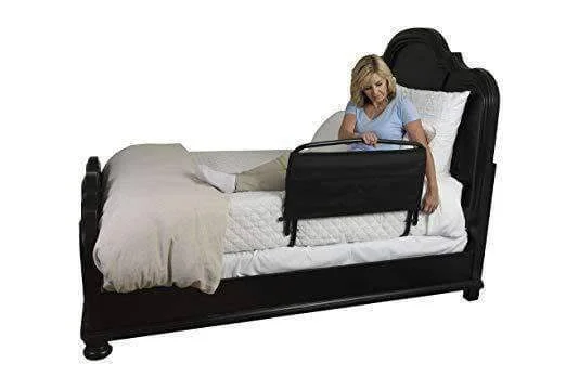 Stander 30x22 Home Safety Adult Bed Rail with Padded Organizer Pouch
