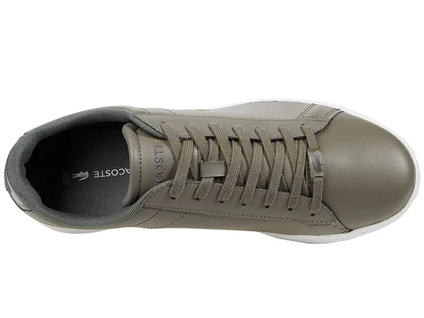 Lacoste Carnaby Evo 0121 2 SMA Men's Shoes Khaki/White : 9.5 M