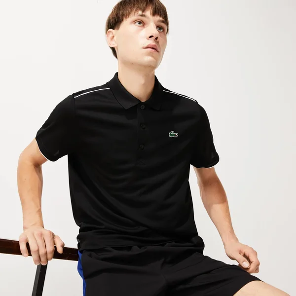 Lacoste Sport Ribbed Piqué S