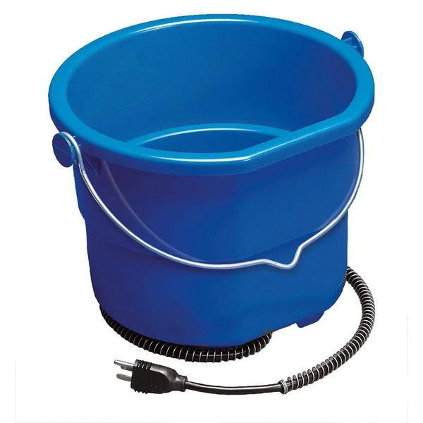 API Heated Flat-Back Bucket, 2.5 Gallon