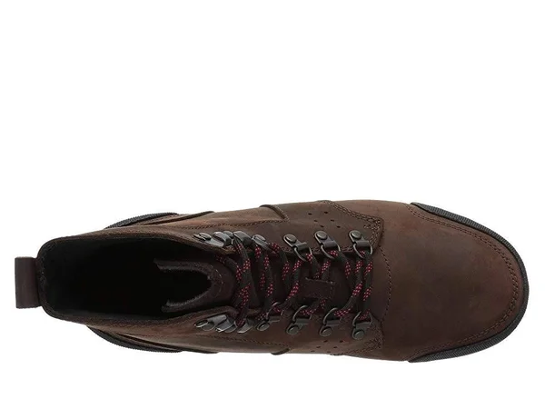 Sorel Men's Ankeny Mid Hiker Boot - 8 - Cattail, Black