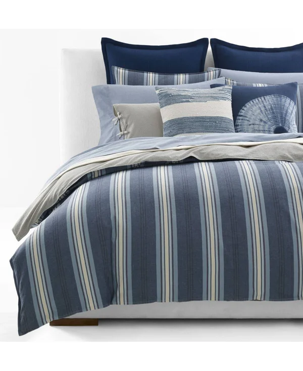 Lauren Ralph Lauren Gavin Stripe Full/Queen Comforter Set - Blue