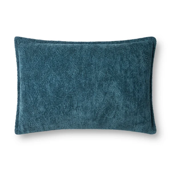Loloi P0831 Pillow 16x22 x 26x22 Cover Only in Teal (P100P0831TE00PI15)
