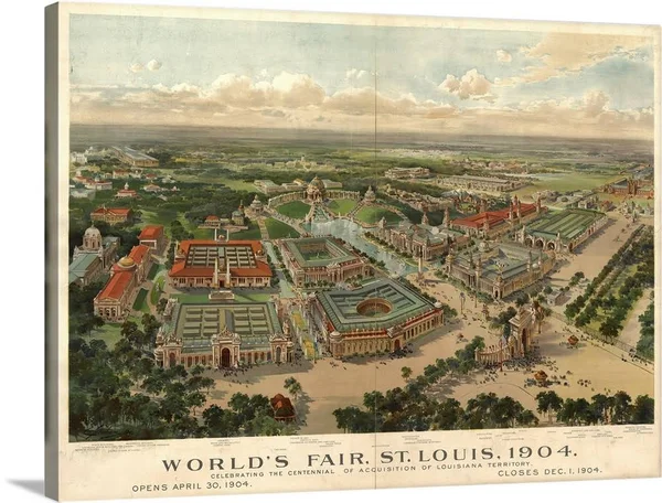 St Louis Worlds Fair - Canvas Wall Art, 24x18, Great Big Canvas
