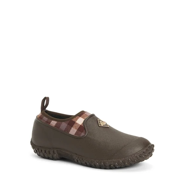 Muck Women's Muckster Low Rubber Shoe - Brown Plaid, 10